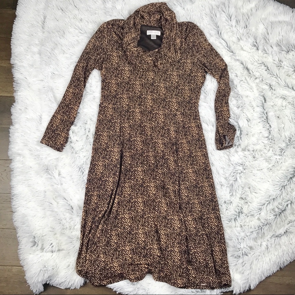 Christopher Banks Cowl Neck Long Sleeve dress